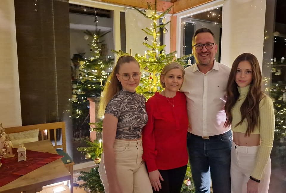 Familienbild an Weihnachten 2022